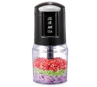 Mini Tritatutto Elettrico 500ml, 300W con 4 Lame in Acciaio Inox e 2 Velocità, Robot da Cucina Compatto per Carne, Verdure, Noci, Salse e Pappe per Bambini