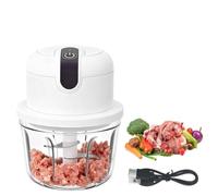Mini tritatutto elettrico per cipolle, tritatutto da cucina, 350 ml | Mini taglia cipolle, ricarica USB, senza fili, per cipolle, frutta, noci, carne, aglio
