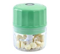 Mini tritatutto per aglio - Elettrico Ricaricabile USB Tipo C | Macinino per verdure senza fili | Acciaio inossidabile ABS | Cipolle Peperoni Cottura Rapida Compatto