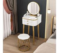 Mini trucco luminoso Vanity con specchio per la camera dei bambini 40 cm decorazione camera da letto delle ragazze elegante tavolo da toeletta illuminato stazione trucco