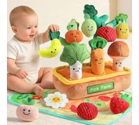 Mini Tudou Giochi per Neonati 6+ Mesi Frutta e Verdura sensoriali 15 PCS