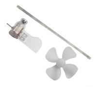 Mini turbina eolica modello di esperimento scientifico per l'insegnamento - Strumento di apprendimento dell'energia eolica rotante a 360 gradi con funzione generatore eolico portatile, rosso