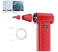 Mini Turbo Snow Blower - Mini Snow Blower for Car with Dual Mode Design, Ideal for Vehicle and Home Cleaning (red)