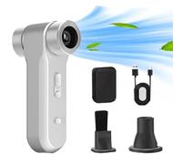 Mini Turbo spazzaneve da 6 pollici Snow Whiz LED, mini turbo spazzaneve for auto, aspirapolvere for auto, ventilatore elettrico Turbo Breeze for polvere, acqua, neve, pulizia esterna portatile senza f