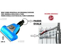 MINI TURBO SPAZZOLA CON RULLO J49 ASPIRAPOLVERE HOOVER ORIGINALE PER DIVA