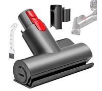 Mini Turbo Spazzola per Dyson V7 V8 V10 V11 V15 Aspirapolvere, con 1 clip per ugello e 1 pennello, per divano, seggiolino auto, acari e allergeni