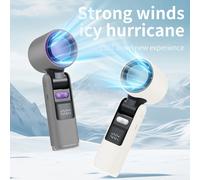 Mini turbofan portatile USB ricaricabile Vento forte 100 velocità del vento regolabile 4000mAh ventola di raffreddamento pieghevole da campeggio esterna