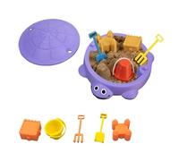 Mini Turtle Sandbox Desk Toy with Tools & Soft Moldable Space Sand, Cute Zen Garden Fidget Kit, Stress Relief Toys for Adults and Kids, Desktop Decor Accessories and for Home