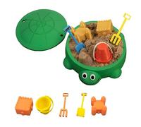 Mini Turtle Sandbox Desk Toy with Tools & Soft Moldable Space Sand, Cute Zen Garden Fidget Kit, Stress Relief Toys for Adults and Kids, Desktop Decor Accessories and for Home
