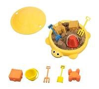 Mini Turtle Sandbox Desk Toy with Tools & Soft Moldable Space Sand, Cute Zen Garden Fidget Kit, Stress Relief Toys for Adults and Kids, Desktop Decor Accessories and for Home