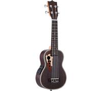 Mini ukulele a 15 tasti, 53,3 cm, 4 corde, con pickup equalizzatore integrato, strumento musicale soprano, per principianti (colore legno)