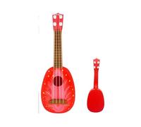 Mini ukulele a forma di frutta, strumento a corde in plastica adatto ai principianti per l'apprendimento della musica precoce (C)