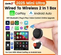 Mini Ultra 3 CarlinKit 5.0 Adattatore wireless Wireless CarPlay Android Auto per OEM Car Plug & Play WiFi Bluetooth Connessione automatica