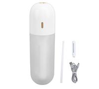 Mini umidificatore portatile, 100 ml ricaricabile piccolo umidificatore facciale Mister Mini macchina per la cura della pelle per camera da letto scrivania da viaggio (Bianca)