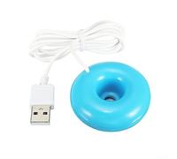 Mini umidificatore portatile a ciambella USB con spegnimento automatico dell'acqua e creatore di nebbia per l'uso in vari spazi interni (blu)