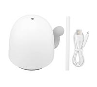 Mini umidificatore portatile a forma di coda mobile da 450 ml, con luce LED ambientale, per casa, camera da letto (bianco)