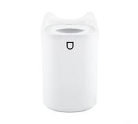 Mini umidificatore ricaricabile USB, umidificatore silenzioso con luce ambientale colorata, purificazione di ioni negativi, per casa, ufficio, viaggi (bianco 3L)