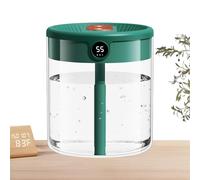 Mini Umidificatore - Umidificatori Per Camera Da, Diffusore A Fredda A Doppio Spruzzo Da 2 Litri, Controllo Del Sensore Con Display Digitale | Umidificatori Silenziosi Per Piante Da Vivai