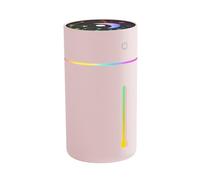 Mini umidificatore USB da 320 ml con luce notturna a LED, silenzioso, 2 | Funziona quasi in silenzio in modo da poter dormire o lavorare indisturbati mentre la stanza rimane comodamente umidificata.