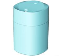 Mini umidificatore USB da tavolo con 7 colori LED che cambiano luce e onde sonore nebbia silenziosa per un ambiente interno confortevole (K5-A azzurro)