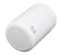Mini umidificatore USB per auto e scrivania, capacità acqua 300 ml, spegnimento automatico dopo 4 ore di uso continuo, illuminazione regolabile, ricarica di tipo C (bianco)