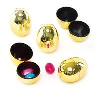 Mini Uova di Pasqua Dorate Baker Ross AG315 (Confezione da 1)- Premi e Sorpresine per Attività Pasquali, Assortiti