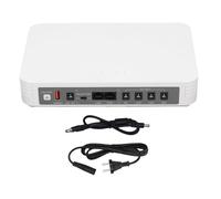 Mini UPS 8000MAH di Backup 'alimentatore con Prompt Vocale Inglese, 24V 15V 12V 9V 5V USB Output per Modem Router, Adatto per le Telecamere di Sicurezza dei Modem Router (Spina