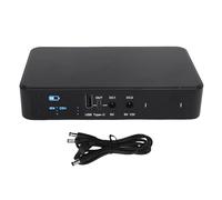 Mini UPS Alimentatore Gruppo di continuità Batteria di backup Grande capacità 10400mAh Supporto multi dispositivo per router Telecamera di sicurezza USB Tipo C DC 5V 9V 12V Uscita