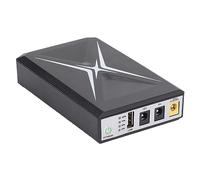 Mini UPS Batteria di Backup, Gruppo di Continuità 10400mAh con Ingresso Uscita DC USB 5V DC 5V 9V 12V, per Router, Modem, Telecamera di Sicurezza, Telecamera CCTV, Smartphone