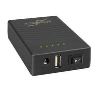 MINI UPS POWERBANK PACCO BATTERIA AL LITIO LI-ION 12v 3000mAh 36wh +USB D4E2