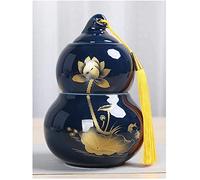 Mini urne per cremazione Urna funeraria per Animali Domestici Urne per cremazione Adulti Bambini Urne per Animali Domestici sigillate Contro la bara delle Ceneri (Colore : Blu)