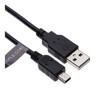 Mini USB cavo cordone condurre USB caricabatteria dati sync Compatibile con Canon Digital IXUS Series: 160,162, 165, 170, 172, 210, 220, 230, 240, 255, 265, 275, 300, 310, 500 HS, 510 (UC-E4) 0,8m