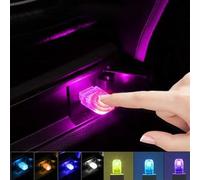 Mini USB Luce Atmosferica LED per Auto 5V Interruttore Touch Lampada/Universale