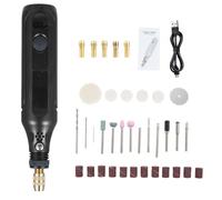 Mini Utensile Elettrico 3,7V con 197 Accessori, Kit Multifunzione con 3 Velocità Variabili per Incisione, Lucidatura, Pulizia, Fresa, Trimming Tool - Batteria Ricaricabile, Desig (36pcs)