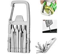 Mini utensile Jawbreaker,Mini utensile Jawbreaker Autodifesa,12 in 1 Mini utensile multiuso Jawbreaker,Mini utensile pieghevole Jawbreaker con apribottiglie,supporto for telefono(1pc)