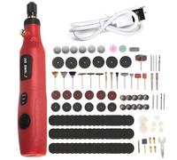 Mini utensile rotante a batteria portatile Trapano elettrico regolabile a 3 velocità per molatura, incisione, lucidatura e taglio artigianali