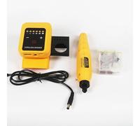 Mini utensile rotante senza fili compatibile con batteria Dewalt da 20 V (senza batteria), 80 W, 6 velocità, 6000-18000 giri/min, mini multitool con uscita USB/Type-C da 5 V 2 A e 20 accessori, per