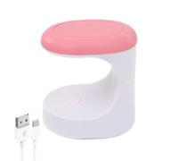 Mini Uv Light - 16W ABS LED Nail Lamp, Fast Curing Gel Dryer, Portable Manicure Tool | UV Nail Light For Women, Beginners, Enthusiasts, Professionals, Desk, Home, Salon, Travel And Practice Use