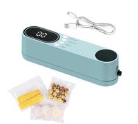 Mini Vacuum Sealer Machine - Handheld Cordless, 3-in-1 Food Bag Sealing Device, with 10 Bags and Inflation Function | Rechargeable Vacuum Sealer for Home, Dormitory, Hotel, Apartment, Kitchen, Busines