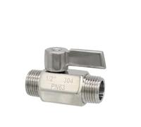 Mini Valvola A Sfera Con Elevata Resistenza Alla Pressione Da 1/2" 3/4" 1"