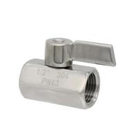 Mini Valvola A Sfera Con Elevata Resistenza Alla Pressione Da 1/2" 3/4" 1"