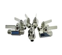 Mini valvola a sfera con manico in acciaio inossidabile, doppio filo interno, filettatura esterna, interruttore acqua (1 pezzo)(1 ",doppio filo interno)