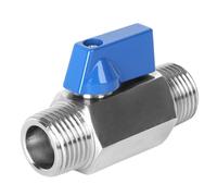 Mini valvola a sfera in acciaio inox 18 pollici controllo flusso efficiente file