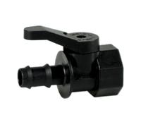 Mini Valvola a Sfera Portagomma 16 mm. con Filetto Femmina 3/4 Per Impianti, Sistemi e Tubi di irrigazione a Goccia, Nero MADE IN ITALY - Orto Facile (1)