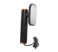 Mini vaporizzatore portatile compatto da viaggio, alimentato tramite USB, con testa girevole a 180 gradi per una comoda rimozione delle pieghe a casa e in viaggio (nero)