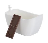 Mini Vasca da Bagno per Casa Bambole 1:12 in Pla Bianco | Mobili Realistici, Dettagli Verosimili, Facile da Posizionare, per Gioco DIY e Stanza Igienica