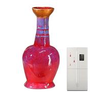 Mini vasi magnetici - Decorazione per frigorifero in resina smaltata 3D, magnete per frigorifero estetico a forte adesione per casa, ufficio, armadietto | Simpatico vaso decorativo per feste di Natale