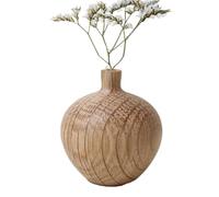Mini vaso di legno - Vaso a forma di fiore | Home Stand Ornament | Wooden Handicraft Figurine | Tavolo Flower Stand | Vasi in legno per decorazioni per la decorazione domestica