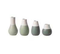 Mini vaso pastello, colore verde, set da 4 pezzi