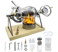 Mini vaso popcorn cinese da 340 ml, mini vaso popcorn in acciaio inox, piccola pistola popcorn per riunioni di famiglia, divertimento per feste